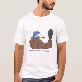 T-shirt Homard bleu triste