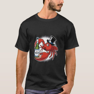 T-shirt Homard buveur de bière Craft Beer Vacances à la pl