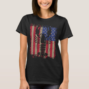 T-shirt Homard Cuisine de fruits de mer Chef USA American