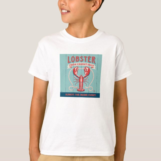 T-shirt Homard frais pris tous les jours | Maine (Devant)