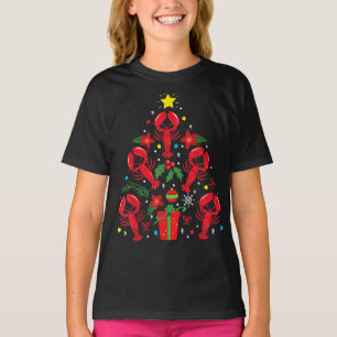 T-shirt Homard Noël Ornament Arbre Drôle Noël Cadeau