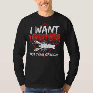T-shirt Homard Poisson Fruits de mer Pêche Éclair Crustacé