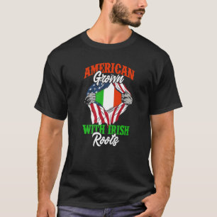 T-shirt Home Country Ireland American Grown With Irish Roo