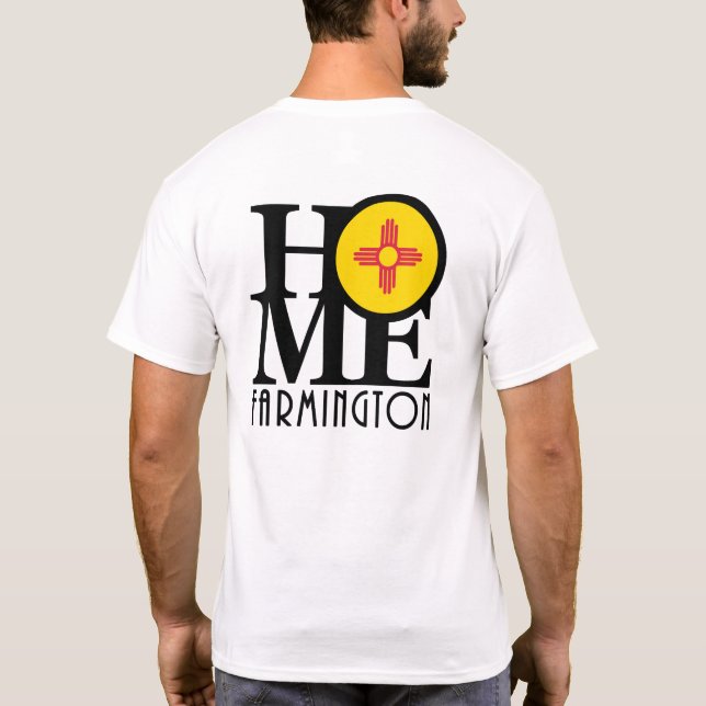 T-shirt HOME Famington NM (Dos)