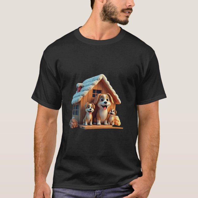T-shirt Home Is Where the Dog Is (Devant)