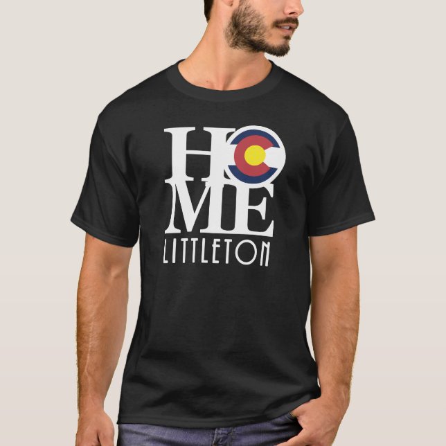 T-shirt HOME Littleton (impression avant) (Devant)