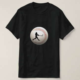 T-shirt “Home Run Power – Minimalist Baseball Silhouette T