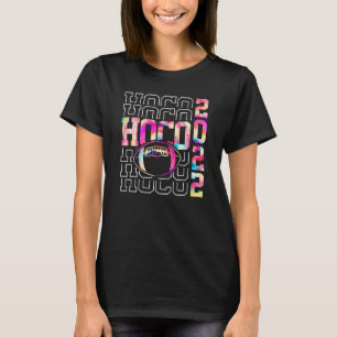 T-shirt Homecoming Football Jeu de jour teinture de teintu