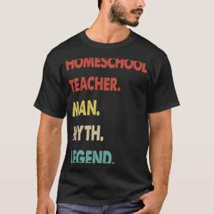 T-shirt Homeschool Enseignant Homme Mythe Légende 1