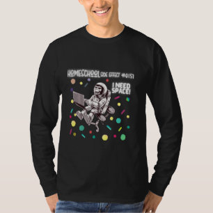 T-shirt Homeschool Mème Nous Souhaitons Tous Plus De Singe