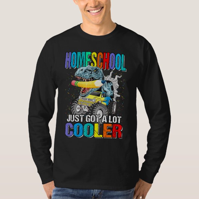 T-shirt Homeschool vient d'avoir beaucoup Glacière Monster (Devant)