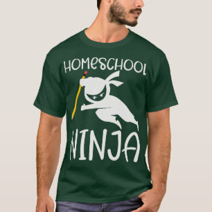 T-shirt Homeschooler Ninja Learning Homeschooling Design