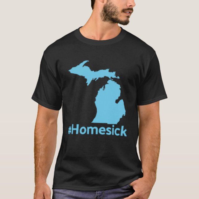 T-shirt Homesick for Michigan (Devant)