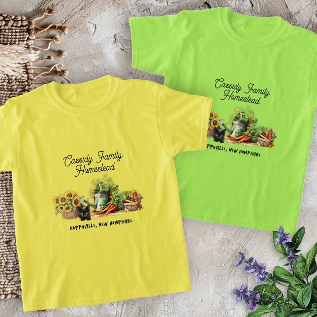 T-shirt Homestead Produire la vie agricole (Créateur téléchargé)