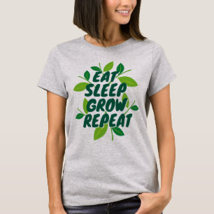 T-shirt Homesteader Manger Dormir Grandir Répéter