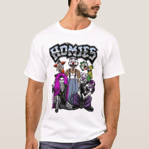 T-shirt Homies Nostalgie des Années 90 Clowns Cholo