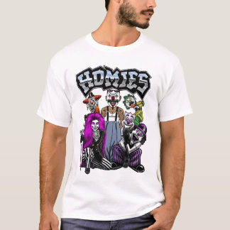T-shirt Homies Nostalgie des Années 90 Clowns Cholo