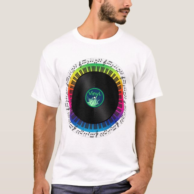 T-shirt Hommage à la musique (Devant)
