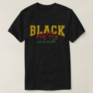 T-shirt Hommage au Mois de l'histoire des Noirs