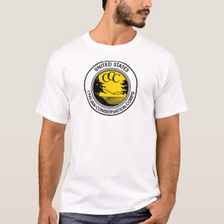T-shirt Hommage civil de corps de conservation de ccc