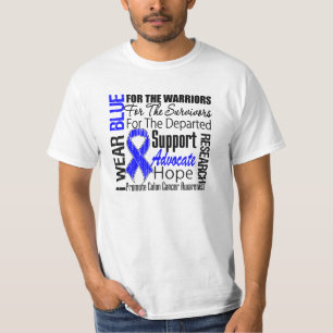 T-shirt HOMMAGE de ruban bleu d'usage du cancer du colon I
