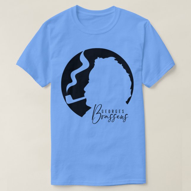 T-shirt Hommage Georges Brassens (Design devant)