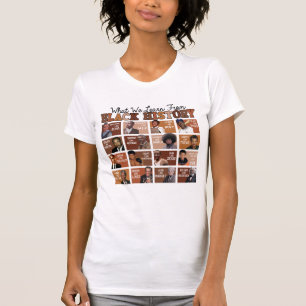 T-shirt Hommage sur grille à des personnages historiques n