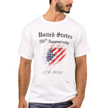 T-Shirt Homme 250e Anniversaire des États-Unis