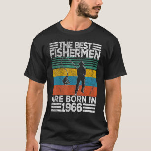 T-shirt Homme 56 ans Pêcheur Pêche 56e anniversaire