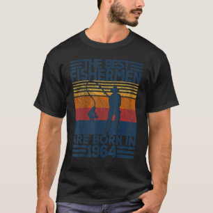 T-shirt Homme 58 ans Pêcheur Pêche 58e anniversaire