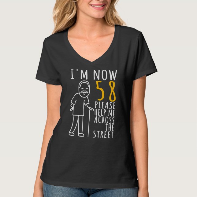 T-shirt Homme 58e anniversaire Pour lui Je suis maintenant (Devant)