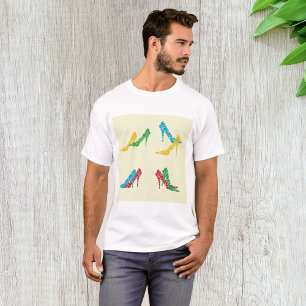 T-shirt homme à talons hauts