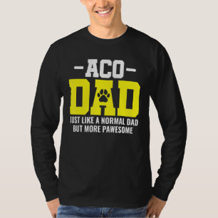 T-shirt Homme Aco Papa Fête des pères Chien Capteur Animal