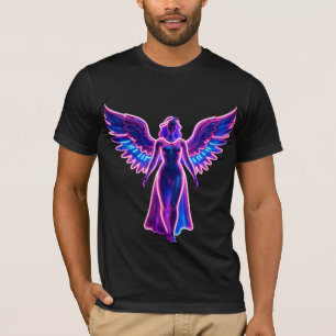 T-Shirt Homme Aesthetic Cyberpunk Ailes d'Ange au 