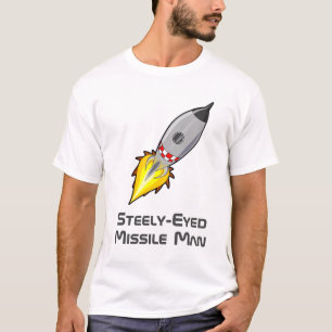 T-shirt Homme aux missiles à oeil serré