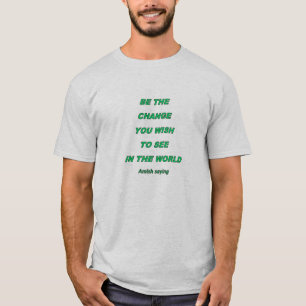 T-shirt homme avec citation Amish