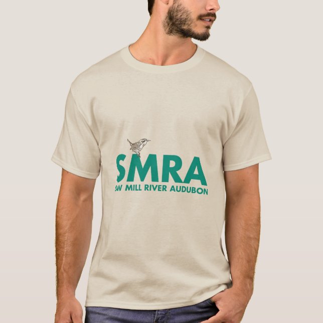 T-shirt homme avec logo de Saw Mill River Audubon (Devant)