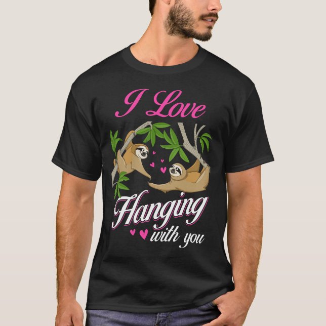 T-shirt Homme Avec Saint Valentin Art Amusant (Devant)