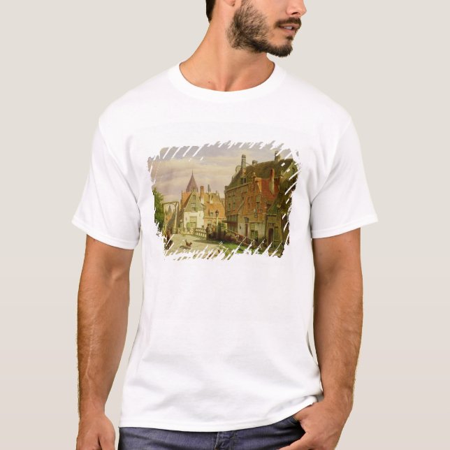 T-shirt Homme avec une brouette (Devant)