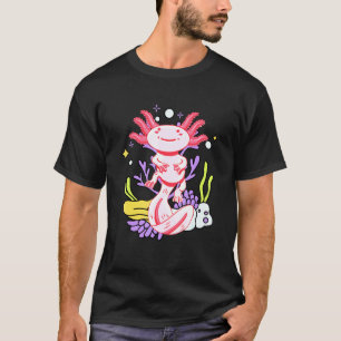 T-shirt Homme Axolotl Poisson Marchant Mexicain Amphibien 