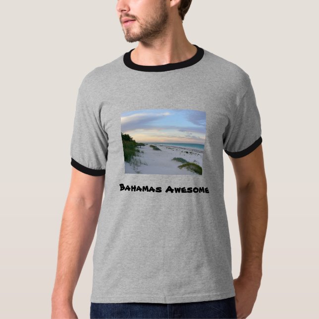 T-shirt homme Bahamas Beach (Devant)