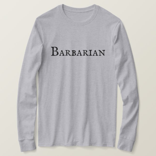 T-shirt homme "barbare" (Design devant)