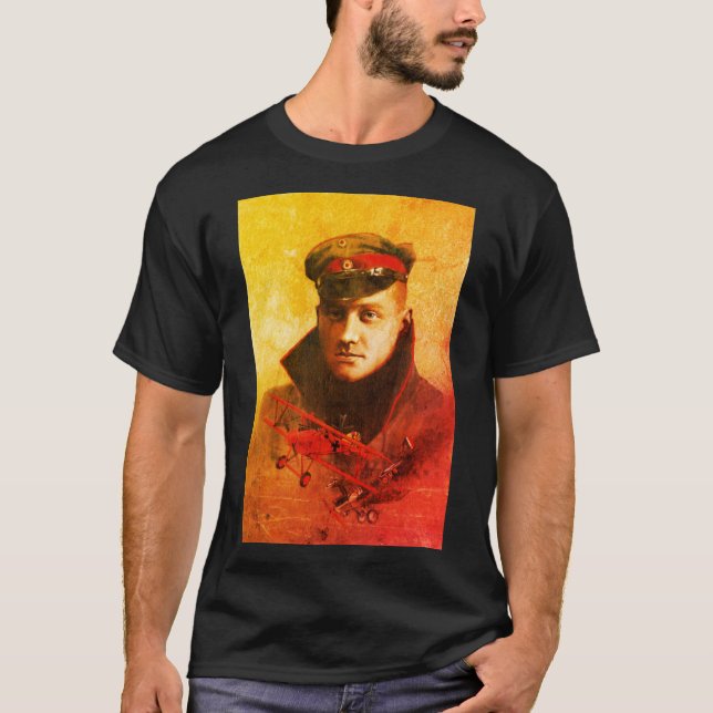 T-shirt homme baron rouge (Devant)