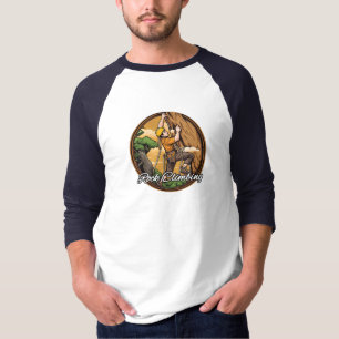T-Shirt homme basic à manches 3/4 raglan