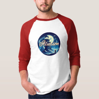 T-shirt homme basic à manches 3/4 raglan