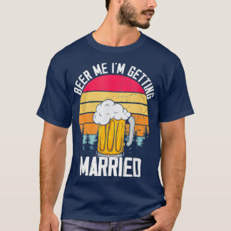 T-shirt homme Bière pour moi, je me marie Homme Dr