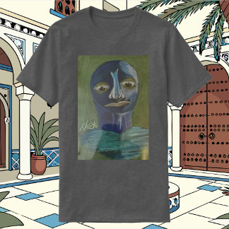 T-shirt Homme Bleu Décidant