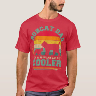T-shirt Homme Bobcat Papa Comme Un Père Régulier Mais Glac