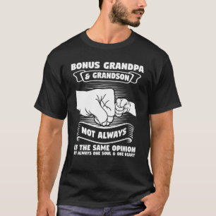 T-shirt Homme Bonus Grand-père et grand-fils Pas toujours
