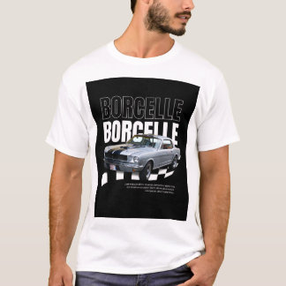 T-Shirt homme Borcelle Thunder Ride voiture vintag